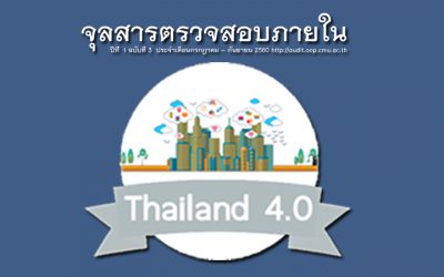 จุลสารตรวจสอบภายในรายไตรมาสปีที่ 1 เล่มที่ 3